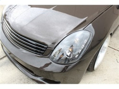 Spyder Infiniti G35 03-04 4DR Projector Halogen - LED Halo DRL Blk High H4 PRO-YD-IG35034D-DRL-BK 5031747 5031747 Photo - Mounted