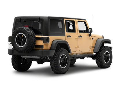 Raxiom 07-18 Jeep Wrangler JK Axial Series LED Tail Lights- Blk Housing (Smoked Lens) J183262 J183262 Photo - Close Up
