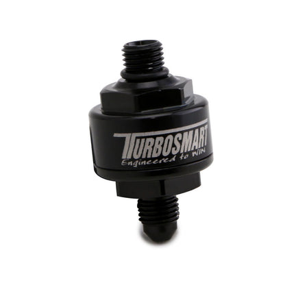 Turbosmart Billet Turbo Oil Feed Filter w/ 44 Micron Pleated Disc Black TS-0804-1003 Photo - Primary