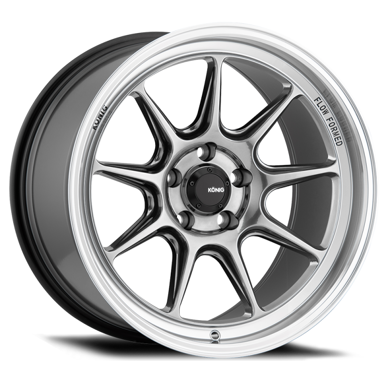 Konig Countergram Wheel Hyper Chrome / Machined Lip 19x9.5 +25 5x114.3 CT9951425C Photo - Primary