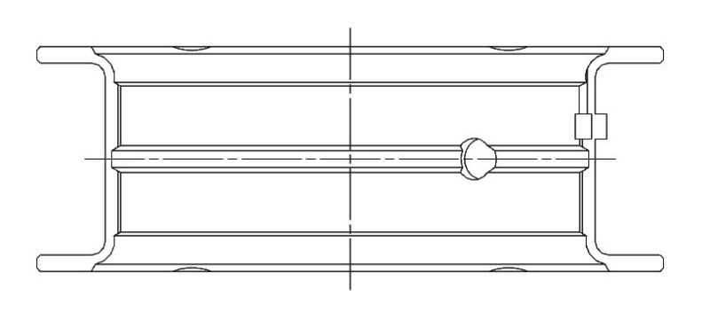 ACL Race Series Main Bearings Nissan RB25/RB30 Size: STD 7M2394HX-STD Technical Drawing