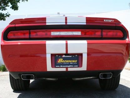 aFe Mach Force XP Cat-Back System Dodge Challenger SRT8 2008-2012 49-42028 Photo - Mounted