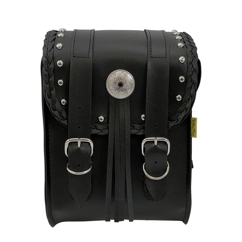 Willie & Max Universal Warrior Sissy Bar Bag (8 in L x 10 in W x 4.5 in H) - Black 58431-00 58431-00 User 1