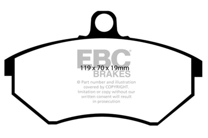 EBC Disc Brake Pad Set DP4841/2R Photo - Primary
