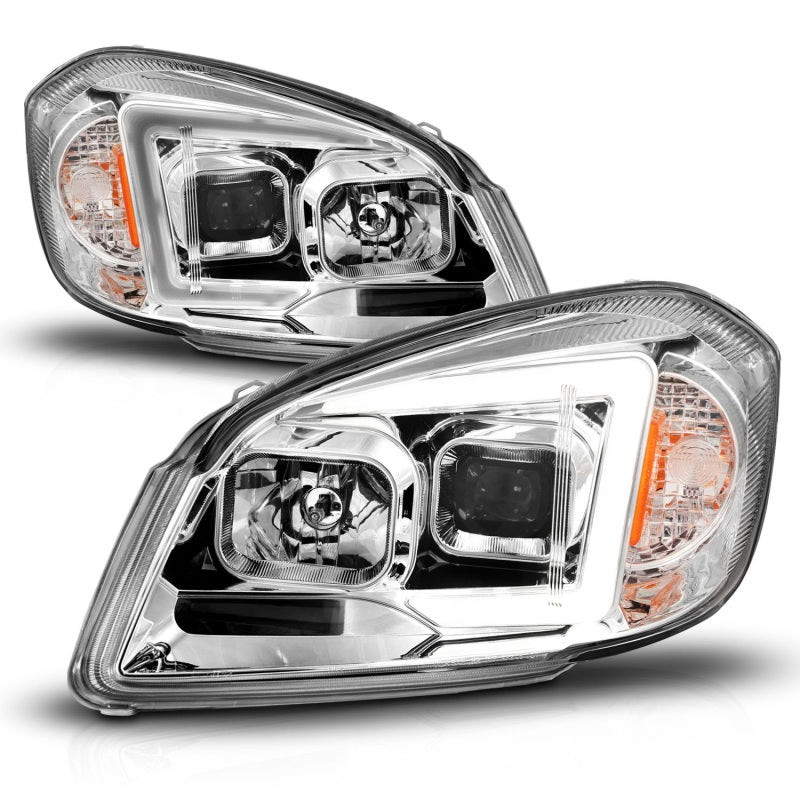 ANZO 05-10 Chevrolet Cobalt / 07-10 Pontiac G5 LED Projector Headlights Black Housing 121576 121576 Photo - Unmounted