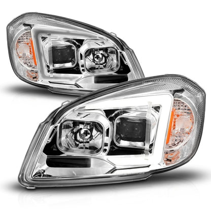 ANZO 05-10 Chevrolet Cobalt / 07-10 Pontiac G5 LED Projector Headlights Black Housing 121576 121576 Photo - Unmounted