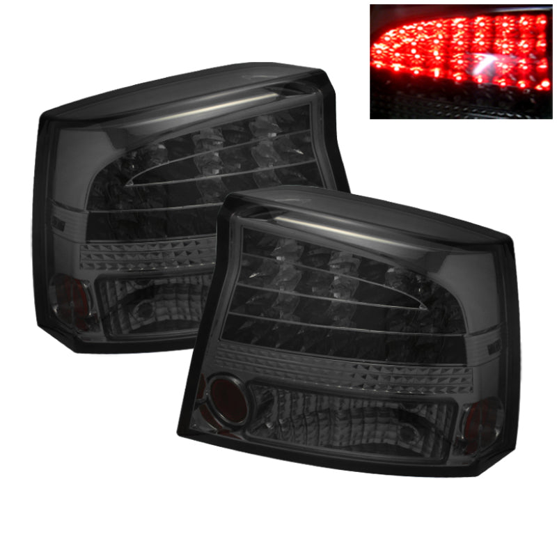 Spyder Dodge Charger 06-08 LED Tail Lights Smoke ALT-YD-DCH05-LED-SM 5002310 5002310 Photo - Primary