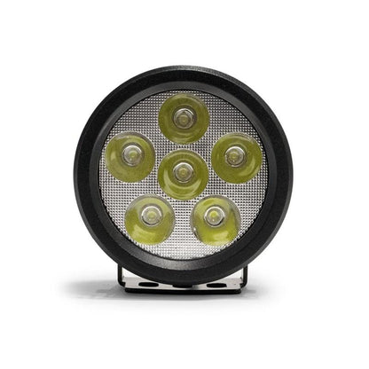 DV8 Offroad 3.5in Round 16W Driving Light Spot 3W LED - Black R3.5E16W3W R3.5E16W3W Photo - Close Up