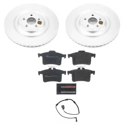 Power Stop 10-15 Jaguar XF Rear Euro-Stop Brake Kit ESK5649 ESK5649 Photo - Primary