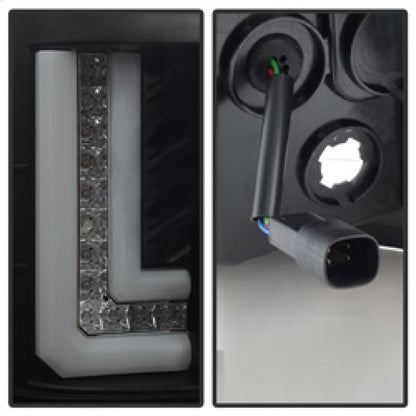Spyder GMC Sierra 2016-2017 Light Bar LED Tail Lights - Black ALT-YD-GS16-LED-BK 5083777 5083777 Photo - Unmounted