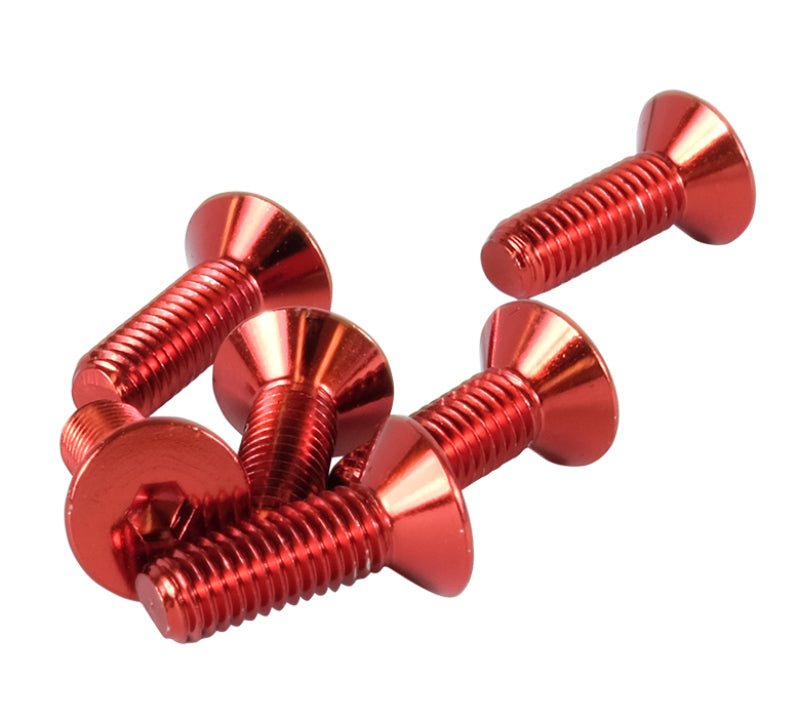 NRG Steering Wheel Screw Kit Upgrade Red "CONICAL'' SWS-100RD Photo - Primary