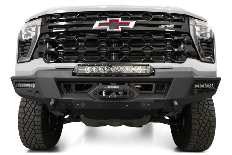 Addictive Desert Designs ADD 2024 Chevy Silverado 2500 Phantom Winch Front Bumper F820335070103 F820335070103 Photo - Mounted