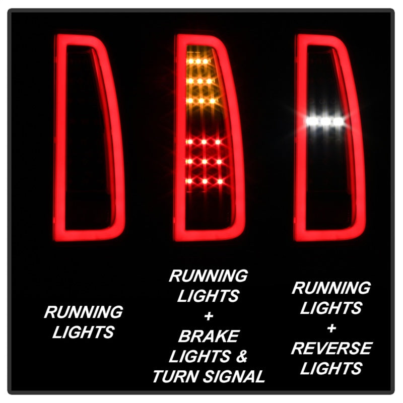 Spyder 15-17 GMC Yukon LED Tail Lights - Black (ALT-YD-GY15-LED-BK) 5085702 5085702 Photo - Unmounted