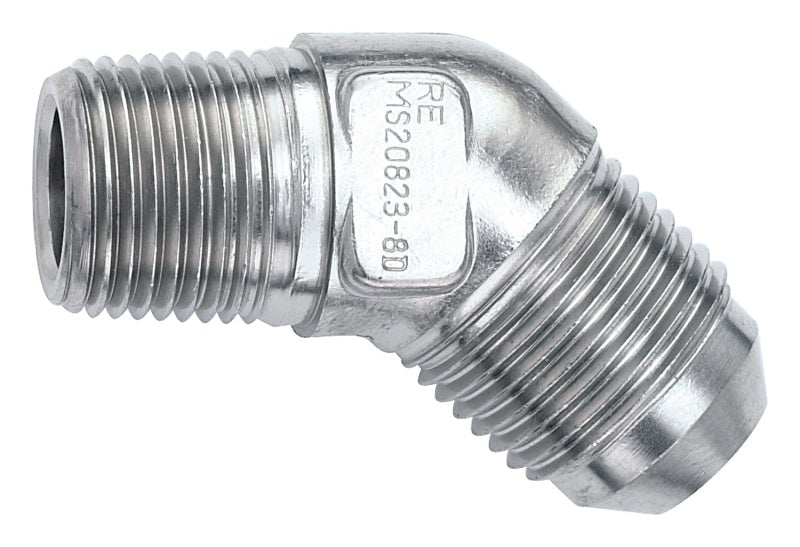 Russell Stainless 45 Deg. Flare, 1/8 Pipe to -3 660932 Photo - Primary