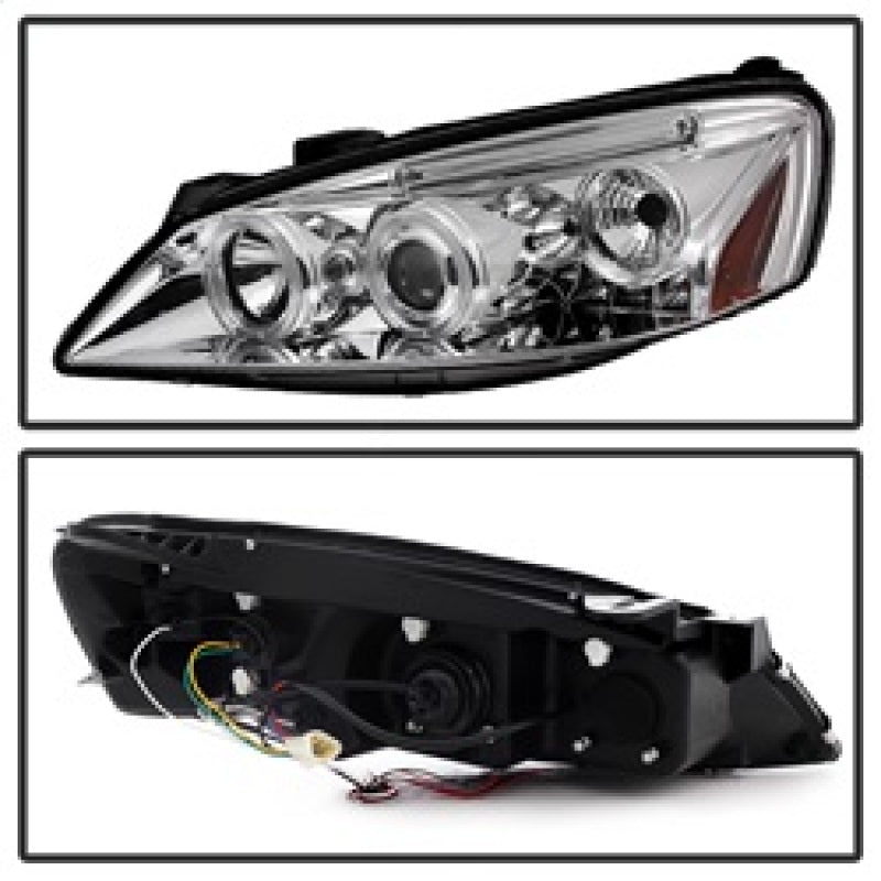Spyder Pontiac G6 2/4DR 05-08 Projector Headlights LED Halo LED Chrm PRO-YD-PG605-HL-C 5011602 5011602 Photo - Unmounted
