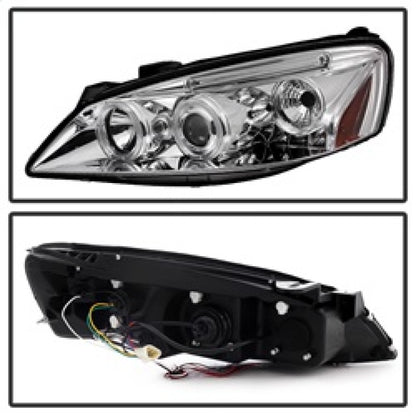 Spyder Pontiac G6 2/4DR 05-08 Projector Headlights LED Halo LED Chrm PRO-YD-PG605-HL-C 5011602 5011602 Photo - Unmounted