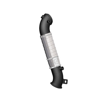 MBRP 11-15 Chev/GMC 6.6L Duramax 3in Black Turbo Down Pipe GMCA427 Photo - Primary