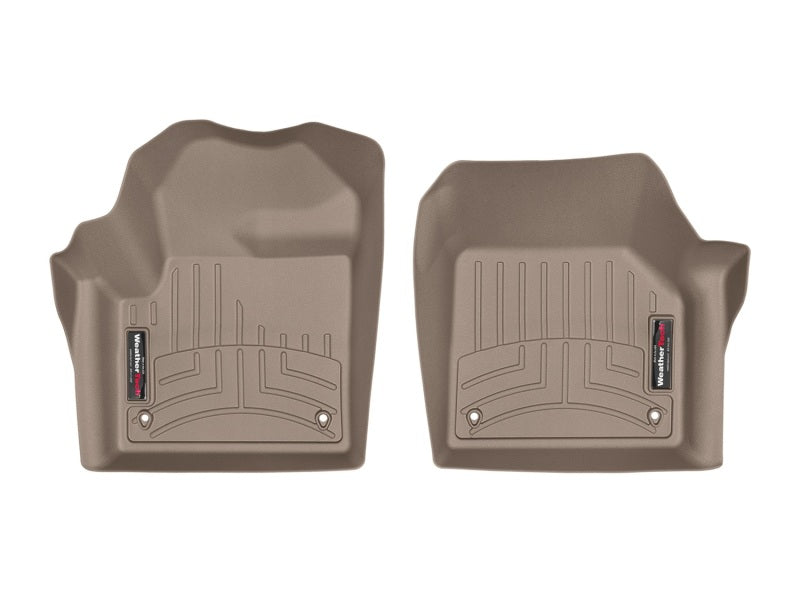 WeatherTech WT FloorLiner - Front - Tan Floor Mats Floor Mats - Rubber main image