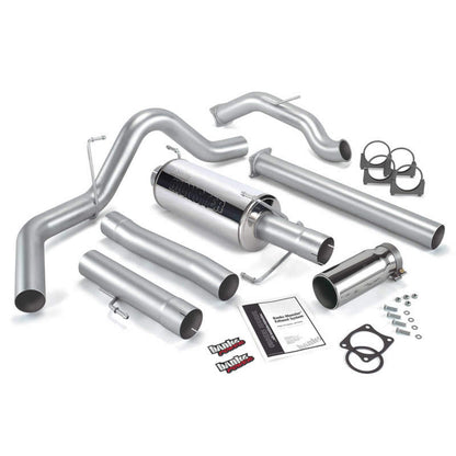 Banks Power 03-04 Dodge 5.9L SCLB/CCSB(Catted) Monster Exhaust Sys - SS Single Exhaust w/ Chrome Tip 48640 48640 Photo - Primary