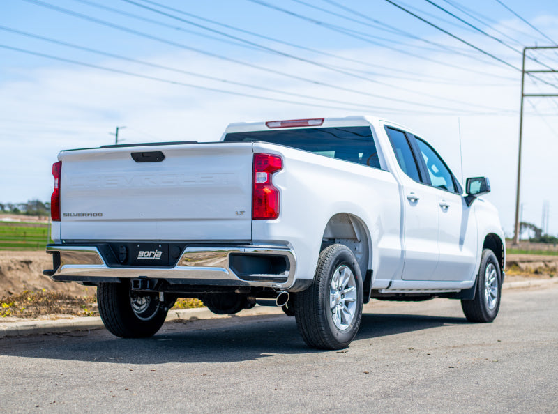 Borla S-Type Cat-Back 19-20 Chevrolet Silverado Side Exit Exhaust 140800 140800 Photo - Close Up