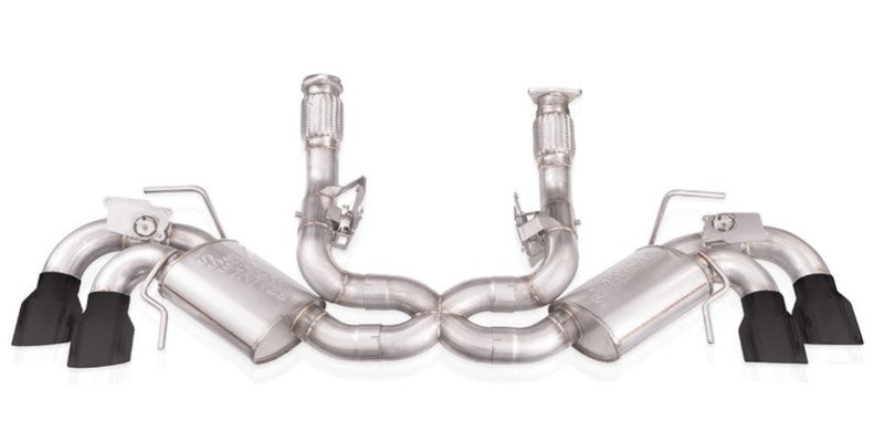 Stainless Works 20-21 Chevrolet Corvette C8 6.2L Redline Cat-Back Exhaust w/ Matte Black Tips C8CBR-B C8CBR-B User 1