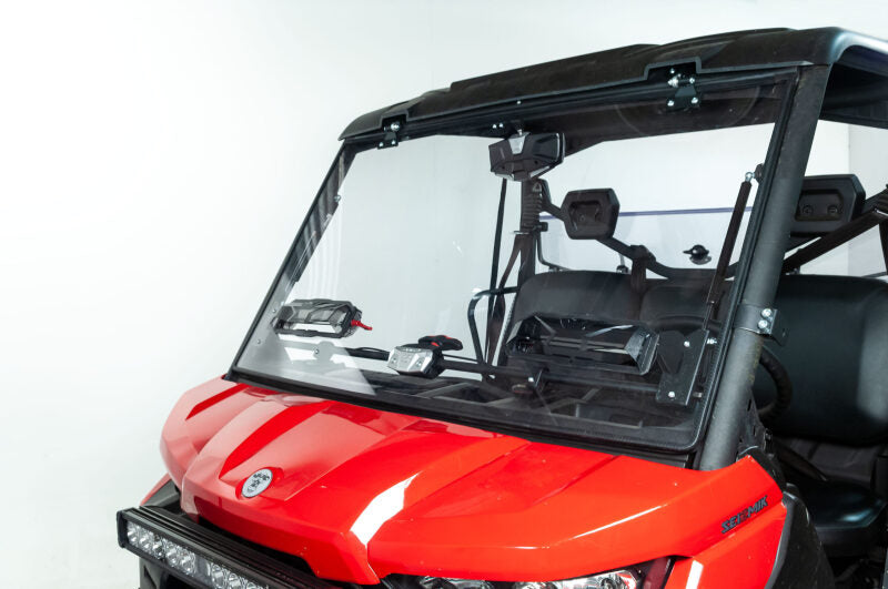 Seizmik 16-23 Can Am Defender HD5-HD10/MAX Windshield Flip Up Vented 50-50247KIT 50-50247KIT Photo - Primary