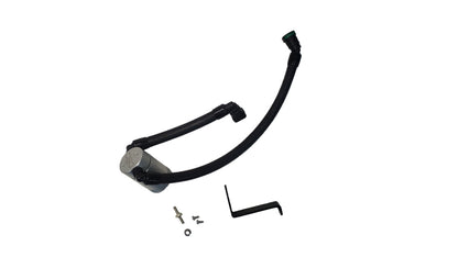 J&L 2024 Ford Mustang GT w/ Whipple Supercharger Oil Separator 3.0 PCV Side - Clear Anodized 3092P-C 3092P-C Photo - Primary