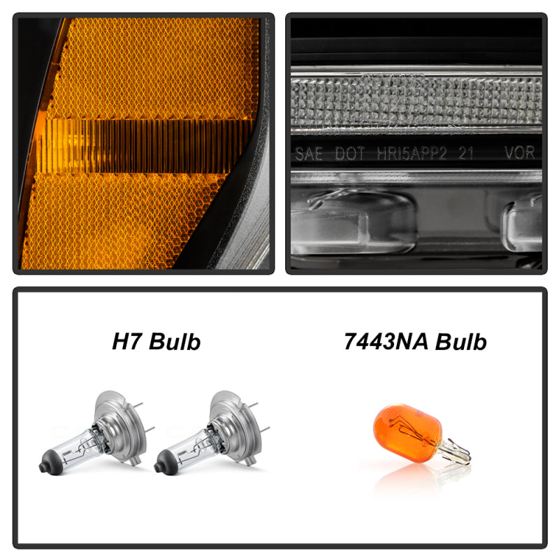 SPYDER Signature 20-21 Ford F150 (Halogen Model) Proj. Headlights - Black (PRO-YD-FF15021HALSI-BK) 5088703 5088703 User 5