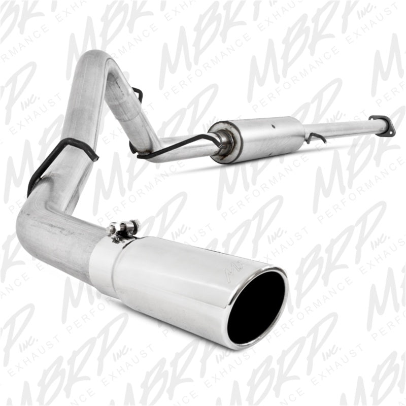 MBRP 2007-2008 Chev/GMC 1500 (Next Gen.) CC EC 66 bed 4.8/5.3L Cat Back S5036AL Photo - Primary