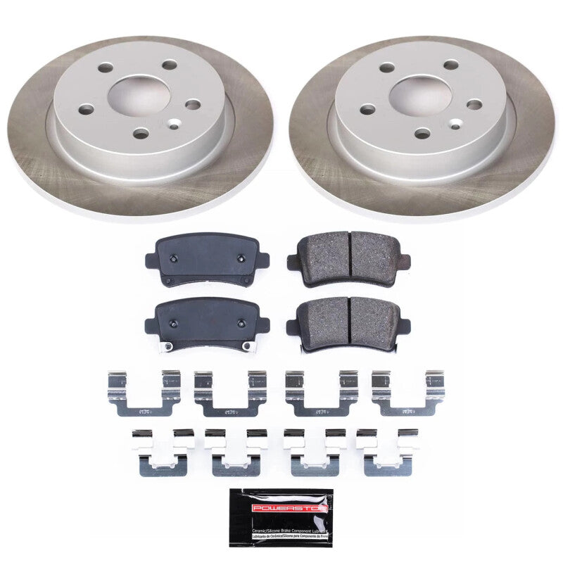 PowerStop Power Stop 10-11 Saab 9-5 Rear Semi-Coated Rotor Kit SC5531 SC5531 Photo - Primary