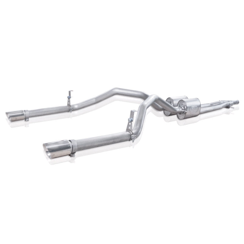 Stainless Works Chevy Silverado/GMC Sierra 2007-16 5.3L/6.2L Exhaust Y-Pipe Under Bumper Exit CT14CBUBY CT14CBUBY Photo - Primary