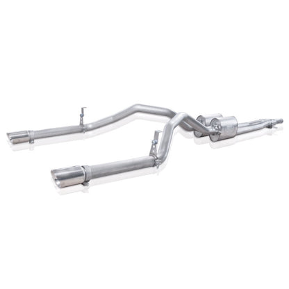Stainless Works Chevy Silverado/GMC Sierra 2007-16 5.3L/6.2L Exhaust Y-Pipe Under Bumper Exit CT14CBUBY CT14CBUBY Photo - Primary