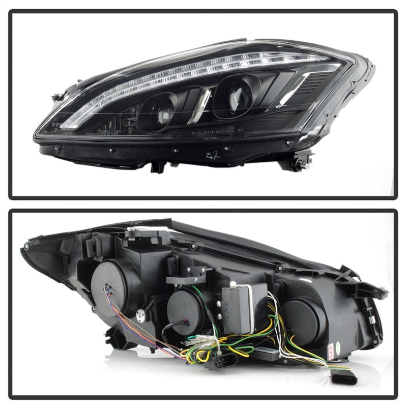 Spyder Mercedes W221 S Class 07-09 Headlights - HID Model Only - Black PRO-YD-MBW22107-HID-DRL-BK 5083890 5083890 Photo - Unmounted
