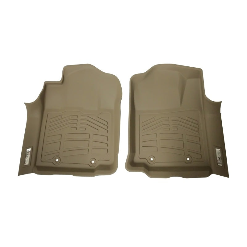 Westin 12-15 Toyota Tacoma Reg/Access/Dbl Cab (double hook) Wade Sure-Fit Floor Liners Front - Tan 72-130053 72-130053 Photo - Primary