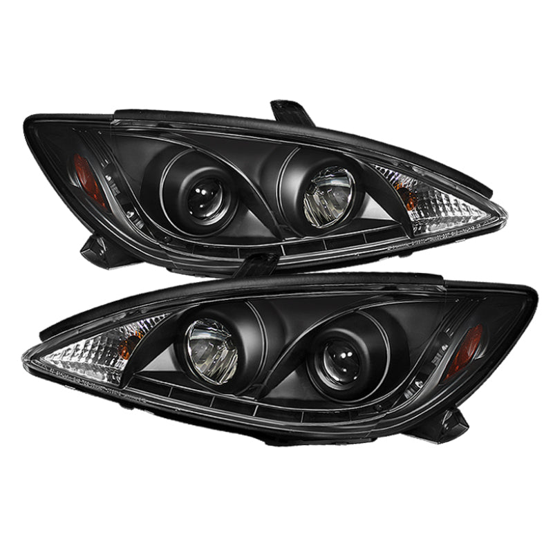 Spyder Toyota Camry 02-06 Projector Headlights DRL Black High H1 Low H1 PRO-YD-TCAM02-DRL-BK 5042798 5042798 Photo - Primary