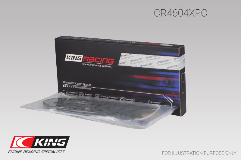 King Engine Bearings King Ford 2.3L Duratec Mazda L3-VDT MZR Turbo Connecting Rod Bearing Set CR4604XPC CR4604XPC User 1