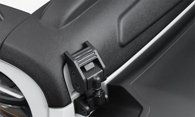 Bushwacker 07-18 Jeep Wrangler JK/JKU Trail Armor Hood Armor (3pc Set) - Tex. Black 14129 14129 Photo - Mounted