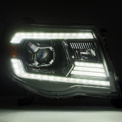 AlphaRex 05-11 Toyota Tacoma LUXX LED Projector Headlights Plank Style Black w/Activ Light and DRL 880741 880741 User 2