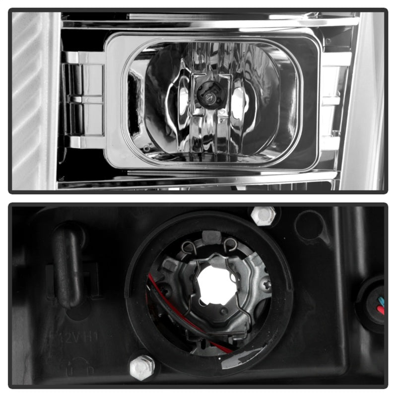 Spyder Ford F250/350/450 11-16 V2 High-Power LED Headlights-White Light Bar-Chrome PRO-YD-FS11V2PL-C 5087881 5087881 Photo - Unmounted