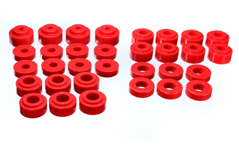 Energy Suspension Body Mount Set Red Chevrolet Chevelle Base 1968-1972 3.4115R Photo - Primary