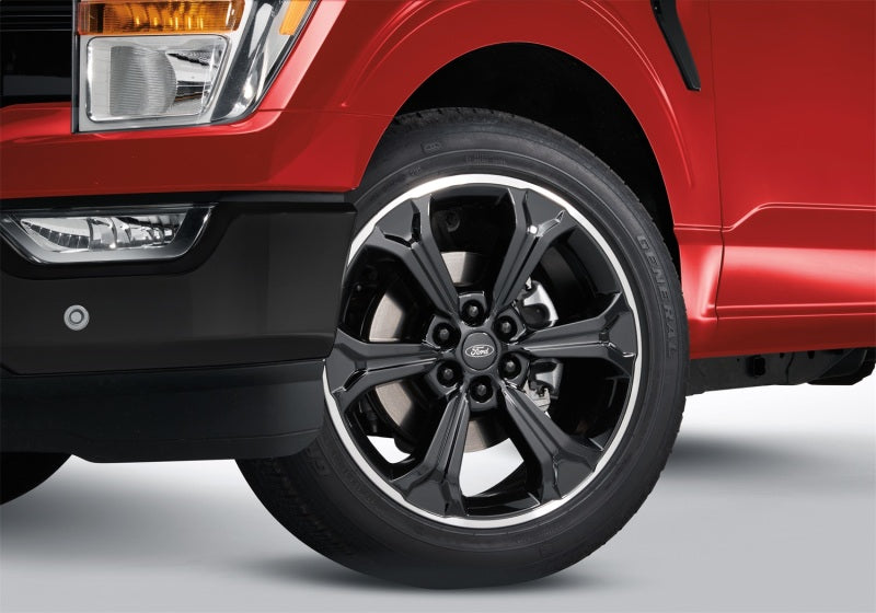 Ford Racing 15-23 F-150 22in Wheel Kit - Black w/Machined Face M-1007K-S2295B M-1007K-S2295B Photo - Mounted