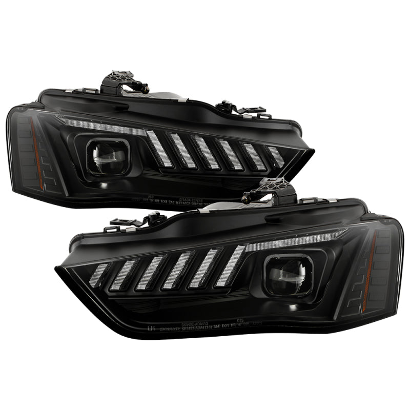 Spyder 13-16 Audi A4/S4 Halogen Model Only High-Power LED Headlights - Black PRO-YD-AA413HALAP-BK 5088345 5088345 Photo - Primary