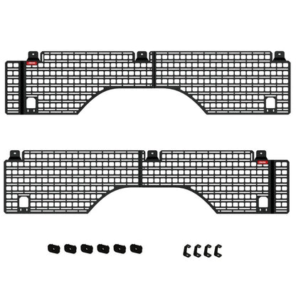 BuiltRight Industries 07-18 Chevrolet Silverado/GMC Sierra (6ft 7in Bed) Full Bedside Rack - 4pc Set 102041 102041 Photo - Primary
