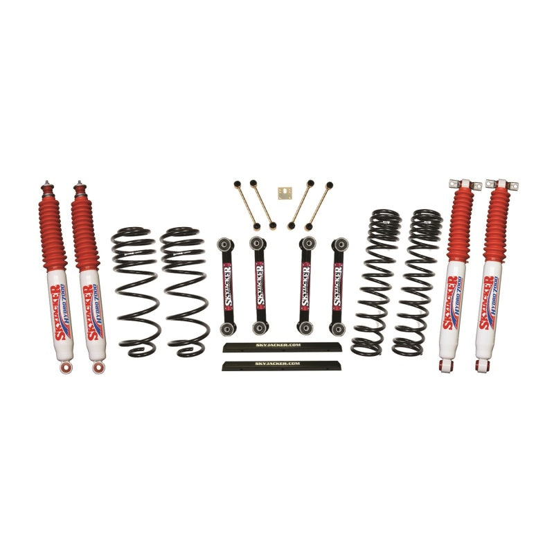 Skyjacker 03-06 Jeep TJ 4in D-Rate Long Travel Kit w/ OE FR/RR Lower Links/Hydro 7000 Shocks TJ403BPHLT TJ403BPHLT Photo - Primary