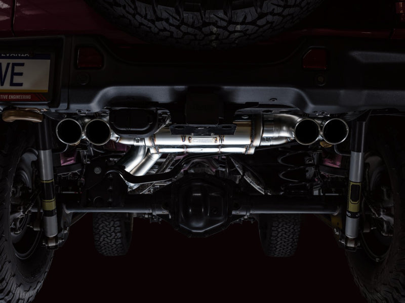 AWE Tuning AWE 21+ Wrangler 392 Switchpath Cat-Back Exhaust- Quad BashGuards 3025-41392 3025-41392 Photo - Mounted
