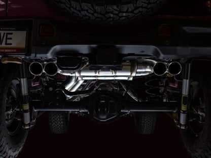 AWE Tuning AWE 21+ Wrangler 392 Switchpath Cat-Back Exhaust- Quad BashGuards 3025-41392 3025-41392 Photo - Mounted