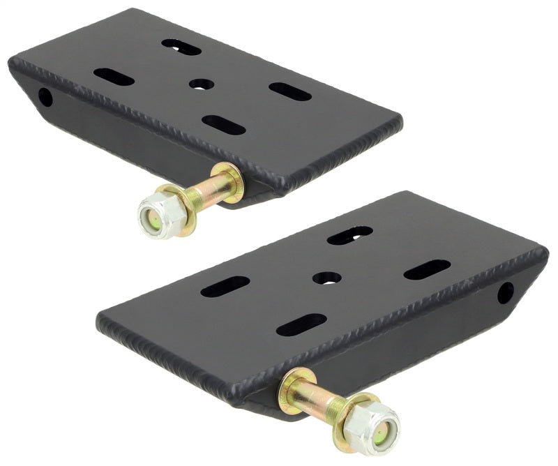 RockJock Jeep CJ Front HD Leaf Spring Plates w/ Shock Mounts For 2in Springs CE-9031E CE-9031E Photo - Primary