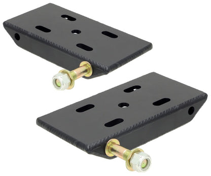 RockJock Jeep CJ Front HD Leaf Spring Plates w/ Shock Mounts For 2in Springs CE-9031E CE-9031E Photo - Primary