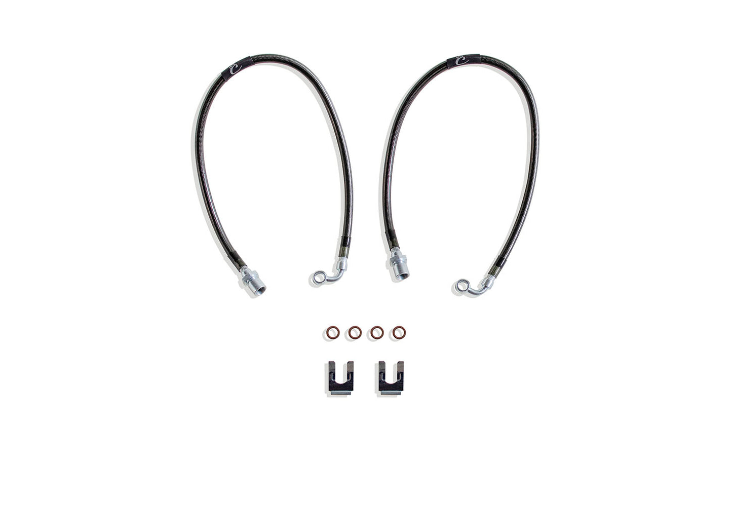 MaxTrac 06-21 Ram 1500 2WD Classic/5-lug Front & Rear SS Extended Brake Line Kit 512100