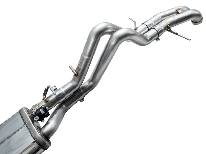 AWE Tuning 22-24 Ford Bronco Raptor 4WD Dual BashGuards Cat-Back SwitchPath Exhaust (No Tips) 3025-31327 3025-31327 Photo - out of package